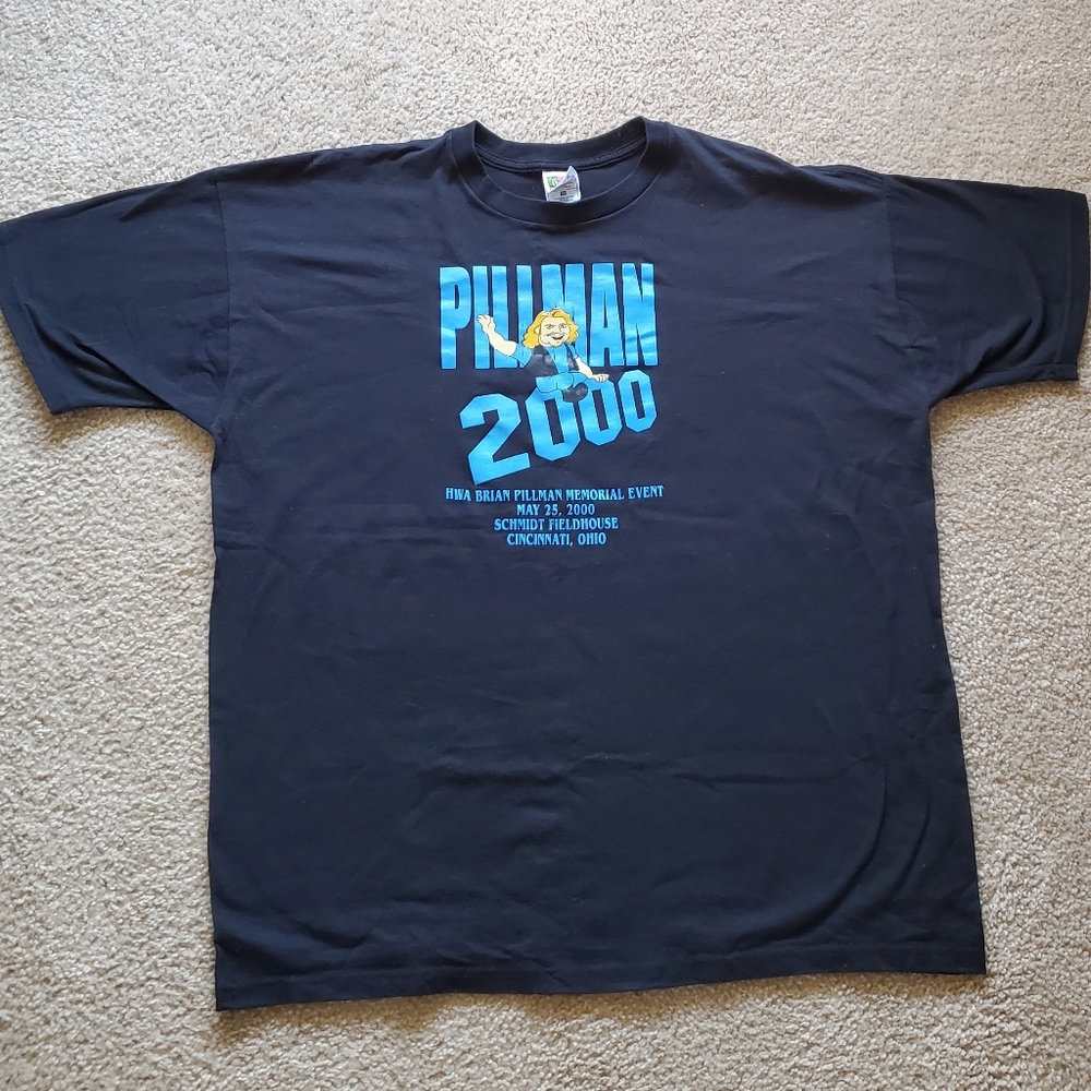 WWE RARE Brian Pillman 2000 Memorial Shirt XXL